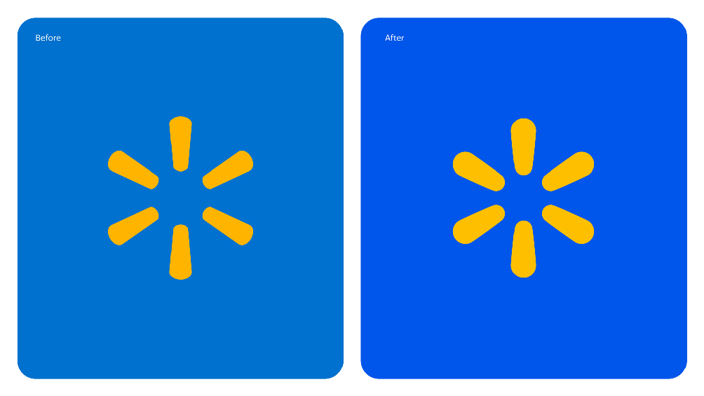 Walmart's new brand refresh includes updates to its logo and colors